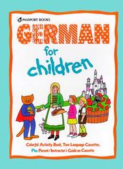 Cover of: German for Children (Passport Books) by Catherine Bruzzone