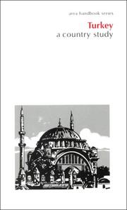 Cover of: Turkey, a country study by Federal Research Division, Library of Congress ; edited by Helen Chapin Metz.
