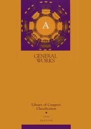 Library of Congress classification. A. General works by Library of Congress