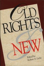 Cover of: Old rights and new