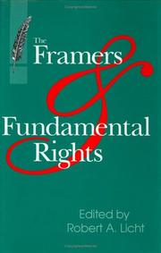 Cover of: The Framers and fundamental rights