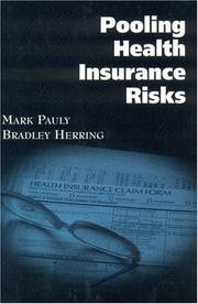 Cover of: Pooling Health Insurance Risks