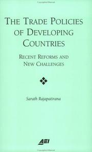 Cover of: The trade policies of developing countries: recent reforms and new challenges