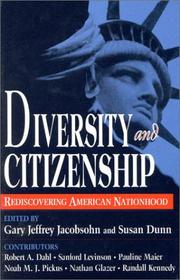 Cover of: Diversity and citizenship: rediscovering American nationhood