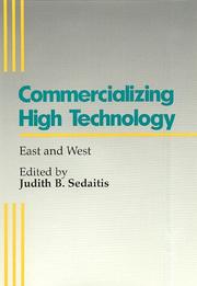 Cover of: Commercializing High Technologies by Judith Sedaitis
