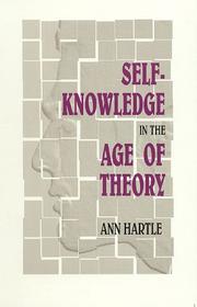 Cover of: Self-knowledge in the age of theory