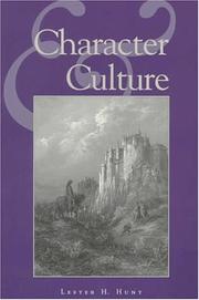 Cover of: Character and culture