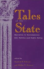 Cover of: Tales of the state: narrative in contemporary U.S. politics and public policy