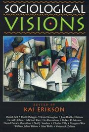 Cover of: Sociological visions by edited by Kai Erikson.