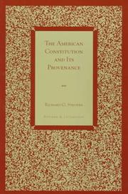 Cover of: The American Constitution and its provenance