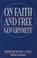 Cover of: On faith and free government
