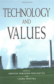 Cover of: Technology and values