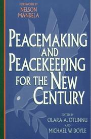 Cover of: Peacemaking and peacekeeping for the new century