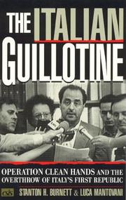 Cover of: The Italian guillotine by Stanton H. Burnett