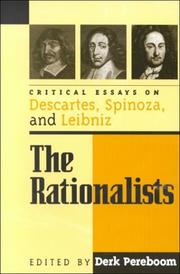 Cover of: The rationalists: critical essays on Descartes, Spinoza, and Leibniz