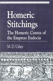 Homeric stitchings by Mark David Usher