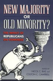Cover of: New Majority or Old Minority?