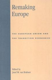 Cover of: Remaking Europe by Jozef M. van Brabant