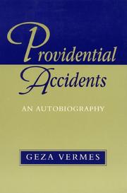 Cover of: Providential accidents by Géza Vermès