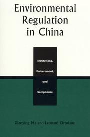 Cover of: Environmental Regulation in China