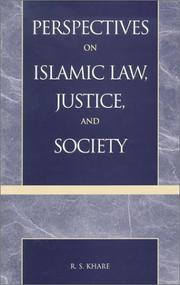 Cover of: Perspectives on Islamic law, justice, and society