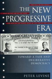 Cover of: The New Progressive Era