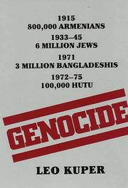 Cover of: Genocide by Leo Kuper