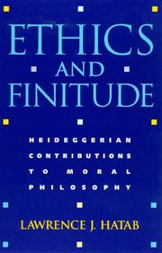 Cover of: Ethics and Finitude