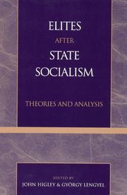 Cover of: Elites after State Socialism