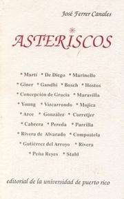 Cover of: Asteriscos