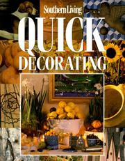 Cover of: Southern Living Quick Decorating/Book No. 102409 (Southern Living (Paperback Oxmoor)) by Julia Hamilton Thomason