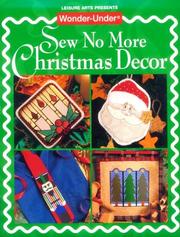 Cover of: Sew No More Christmas Decor (Fun with Fabric)