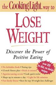 Cover of: Cooking Light Way to Lose Weight by Cooking Light