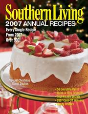 Cover of: Southern Living 2007 Annual Recipes