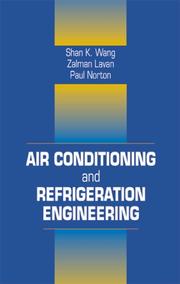 Cover of: Air Conditioning and Refrigeration Engineering | 