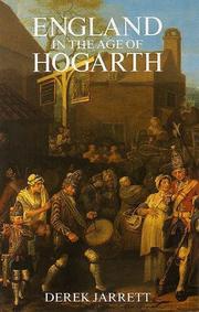 England in the age of Hogarth by Derek Jarrett