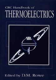 CRC handbook of thermoelectrics by D. M. Rowe