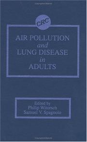 Cover of: Air pollution and lung disease in adults by edited by Philip Witorsch, Samuel V. Spagnolo.