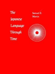 Cover of: The Japanese language through time