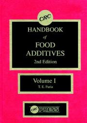 Cover of: CRC Handbook of Food Additives, Second Edition, Volume I