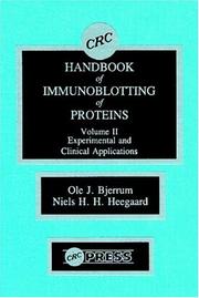 Cover of: Handbook of Immunoblotting of Proteins, Volume II by Ole J. Bjerrum, M.D., Niels H. H. Heegaard