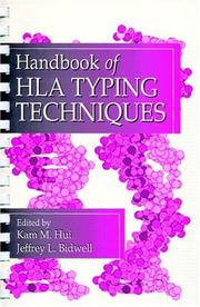 Cover of: Handbook of HLA typing techniques