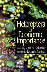 Cover of: Heteroptera of Economic Importance by 