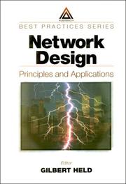 Cover of: Network Design: Principles and Applications