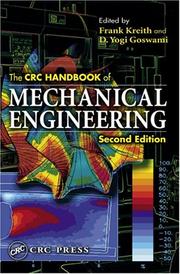 Cover of: The CRC handbook of mechanical engineering