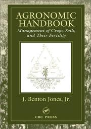 Cover of: Agronomic Handbook | Jr., J. Benton Jones