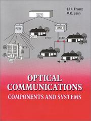 Cover of: Optical Communications: Components and Systems