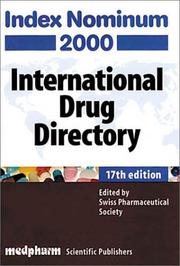 Index Nominum 2000, Seventeenth Edition by Swiss Pharmaceutical