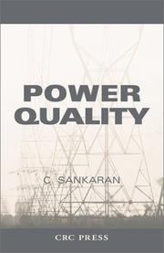 Cover of: Power Quality (The Electric Power Engineering Series) by C. Sankaran