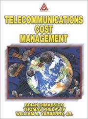 Cover of: Telecommunications Cost Management